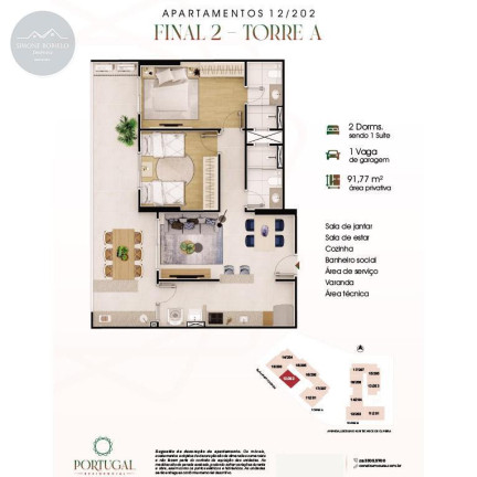 Imagem Imóvel com 2 Quartos à Venda, 86 m² em Caiçara - Praia Grande