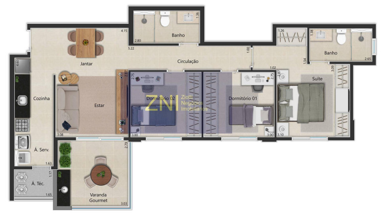 Imagem Apartamento com 3 Quartos à Venda, 87 m² em Residencial Monterrey - Ribeirão Preto Imagem Apartamento com 3 Quartos à Venda, 87 m² em Residencial Monterrey - Ribeirão Preto