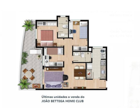 Imagem Apartamento com 3 Quartos à Venda, 61 m² em Portão - Curitiba