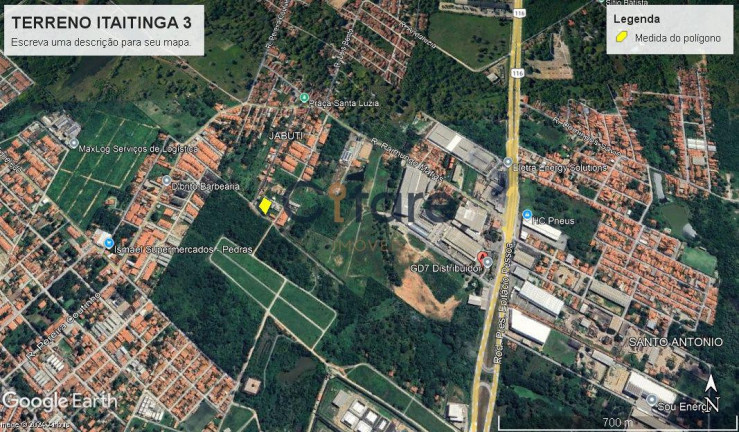 Imagem Terreno à Venda, 1.574 m² em Gereraú - Itaitinga Imagem Terreno à Venda, 1.574 m² em Gereraú - Itaitinga