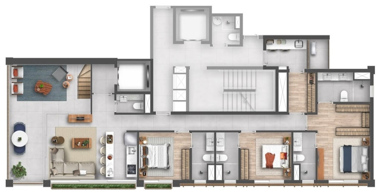 Imagem Apartamento com 3 Quartos à Venda, 147 m² em Itaim Bibi - São Paulo