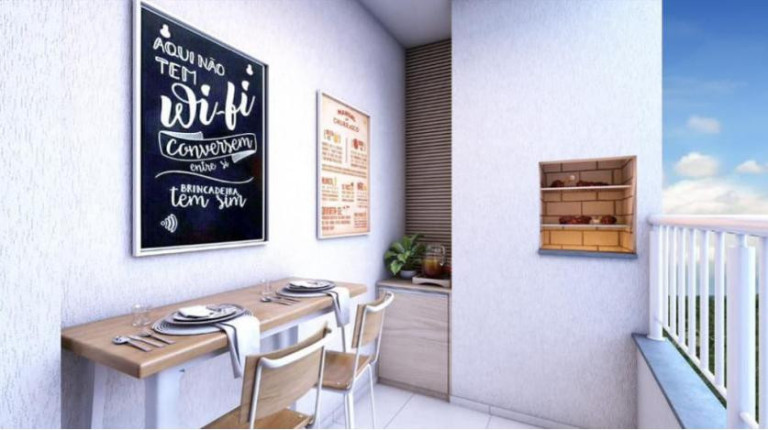 Imagem Apartamento com 2 Quartos à Venda, 44 m² em Bela Vista - Palhoça