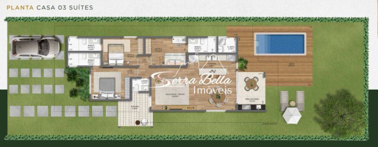 Imagem Casa com 4 Quartos à Venda, 146 m² em Itaipava - Petrópolis Imagem Casa com 4 Quartos à Venda, 146 m² em Itaipava - Petrópolis