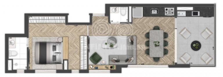 Imagem Apartamento com 2 Quartos à Venda, 64 m² em Jardim Paulista - São Paulo