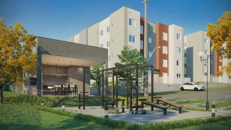Imagem Apartamento com 2 Quartos à Venda, 35 m² em Restinga Seca - Almirante Tamandaré