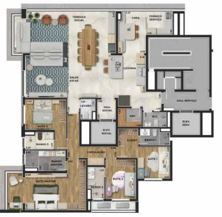 Imagem Apartamento com 4 Quartos à Venda, 147 m² em Santana - São Paulo