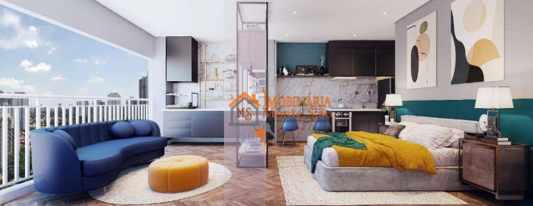 Imagem Studio com 1 Quarto à Venda, 30 m² em Picanco - Guarulhos Imagem Studio com 1 Quarto à Venda, 30 m² em Picanco - Guarulhos