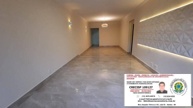 Imagem Apartamento com 3 Quartos à Venda, 134 m² em José Menino - Santos