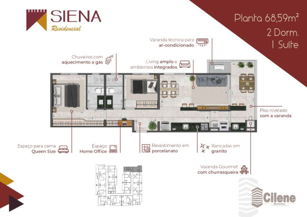 Imagem Apartamento com 2 Quartos à Venda, 76 m² em Itaguá - Ubatuba