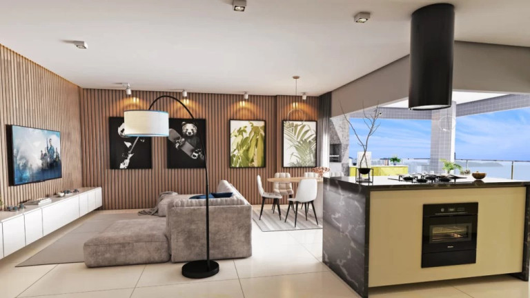 Imagem Apartamento com 3 Quartos à Venda, 143 m² em Aviação - Praia Grande