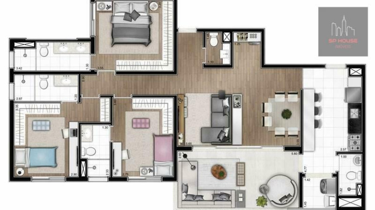 Imagem Apartamento com 3 Quartos à Venda, 122 m² em Perdizes - São Paulo