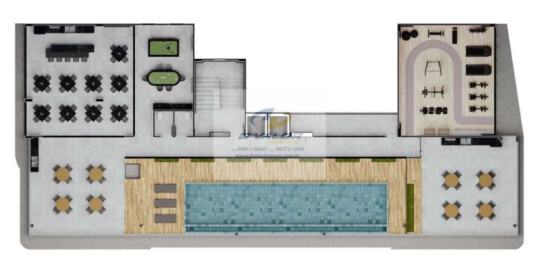 Imagem Apartamento com 1 Quarto à Venda, 21 m² em Ponta De Campina - Cabedelo