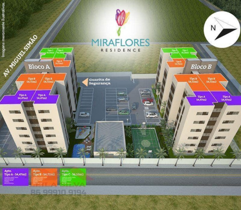Imagem Apartamento com 1 Quarto à Venda, 54 m² em Centro - Timon