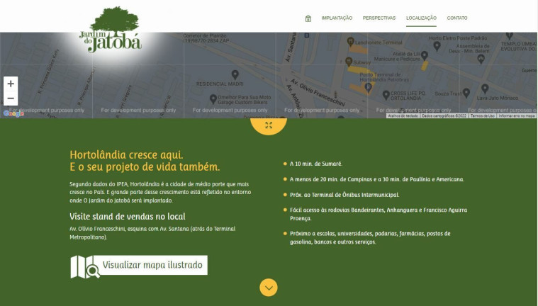 Terreno à Venda, 250 m² em Residencial Jardim Do Jatobá - Hortolândia
