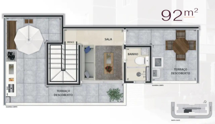 Imagem Apartamento com 2 Quartos à Venda, 46 m² em Guarani - Belo Horizonte