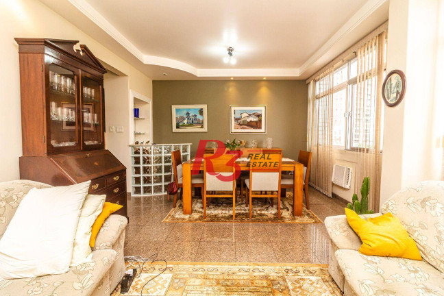 Imagem Apartamento com 3 Quartos à Venda, 115 m² em José Menino - Santos