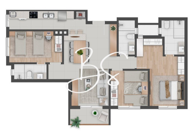 Imagem Apartamento com 2 Quartos à Venda, 68 m² em Floresta - Gramado