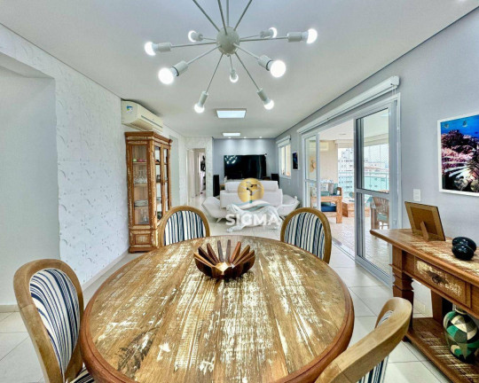 Imagem Apartamento com 3 Quartos à Venda, 134 m² em Jardim Astúrias - Guarujá