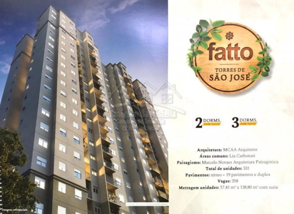 Imagem Apartamento com 2 Quartos à Venda, 57 m² em Jardim Torres São José - Jundiaí