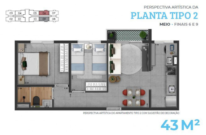 Imagem Apartamento com 2 Quartos à Venda, 43 m² em Parque Da Mooca - São Paulo Imagem Apartamento com 2 Quartos à Venda, 43 m² em Parque Da Mooca - São Paulo