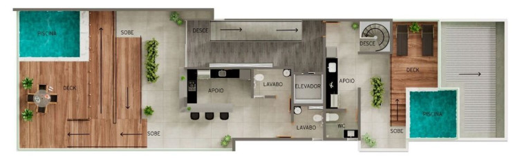 Imagem Apartamento com 3 Quartos à Venda, 76 m² em Bancários - João Pessoa