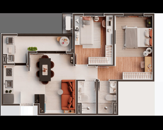 Imagem Imóvel com 2 Quartos à Venda, 57 m² em Vila Cecília - Mogi Das Cruzes