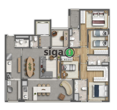 Imagem Apartamento com 3 Quartos à Venda, 147 m² em Vila Clementino - São Paulo Imagem Apartamento com 3 Quartos à Venda, 147 m² em Vila Clementino - São Paulo