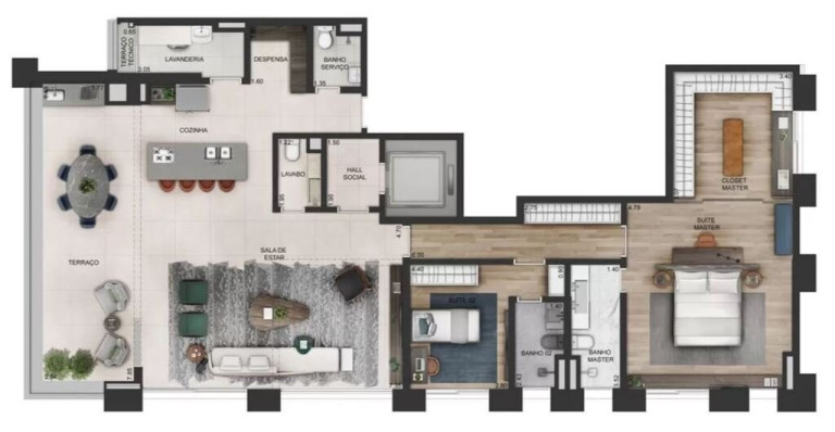 Imagem Apartamento com 3 Quartos à Venda, 191 m² em Itaim Bibi - São Paulo