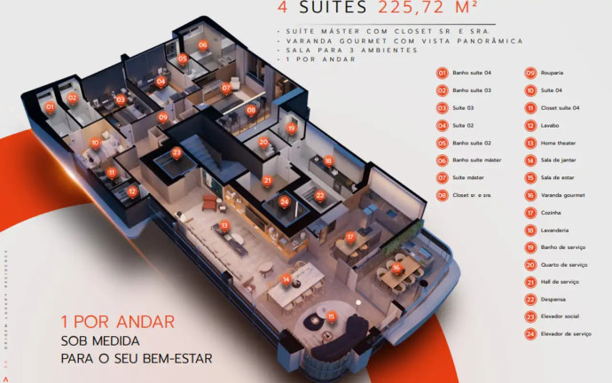 Imagem Apartamento com 4 Quartos à Venda, 182 m² em Gutierrez - Belo Horizonte Imagem Apartamento com 4 Quartos à Venda, 182 m² em Gutierrez - Belo Horizonte