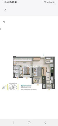 Imagem Apartamento com 1 Quarto à Venda, 47 m² em Chácara Da Barra - Campinas Imagem Apartamento com 1 Quarto à Venda, 47 m² em Chácara Da Barra - Campinas