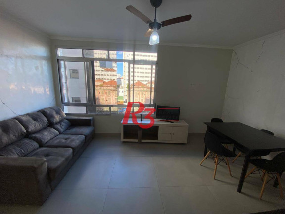 Imagem Apartamento com 1 Quarto para Alugar, 45 m² em Gonzaga - Santos