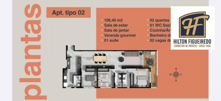 Imagem Apartamento com 3 Quartos à Venda, 100 m² em Camboinha - Cabedelo