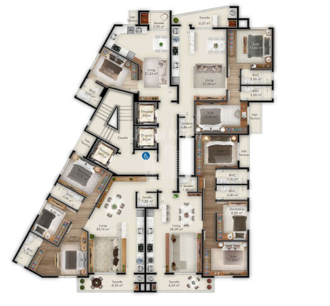 Imagem Apartamento com 2 Quartos à Venda, 76 m² em Fazenda - Itajaí