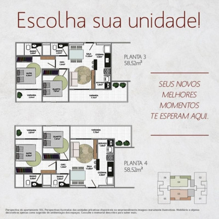 Imagem Imóvel com 2 Quartos à Venda, 55 m² em Aribiri - Vila Velha Imagem Imóvel com 2 Quartos à Venda, 55 m² em Aribiri - Vila Velha
