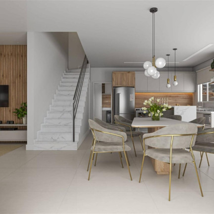 Imagem Casa de Condomínio com 3 Quartos à Venda, 143 m² em Orleans - Curitiba Imagem Casa de Condomínio com 3 Quartos à Venda, 143 m² em Orleans - Curitiba