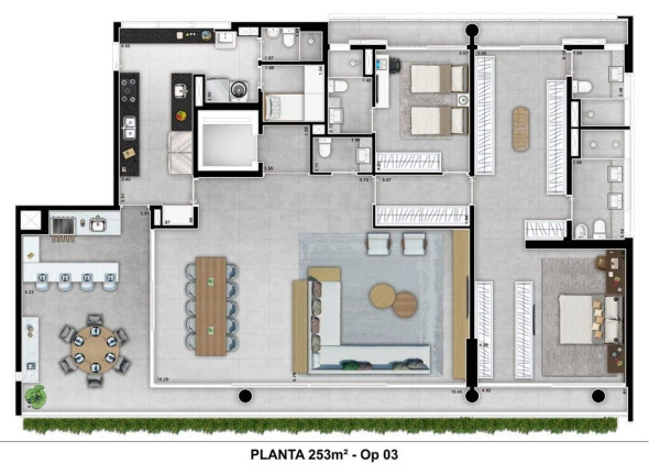 Imagem Apartamento com 3 Quartos à Venda, 252 m² em Cidade Jardim - São Paulo