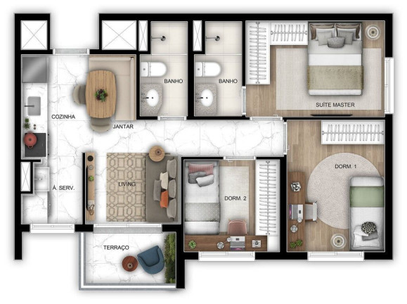 Imagem Apartamento com 3 Quartos à Venda, 56 m² em Vila Guarani (z Sul) - São Paulo Imagem Apartamento com 3 Quartos à Venda, 56 m² em Vila Guarani (z Sul) - São Paulo