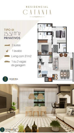 Imagem Apartamento com 2 Quartos à Venda, 70 m² em Itajuba - Barra Velha Imagem Apartamento com 2 Quartos à Venda, 70 m² em Itajuba - Barra Velha