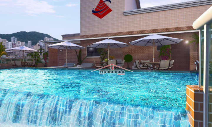 Imagem Apartamento com 2 Quartos à Venda, 55 m² em Canto Do Forte - Praia Grande