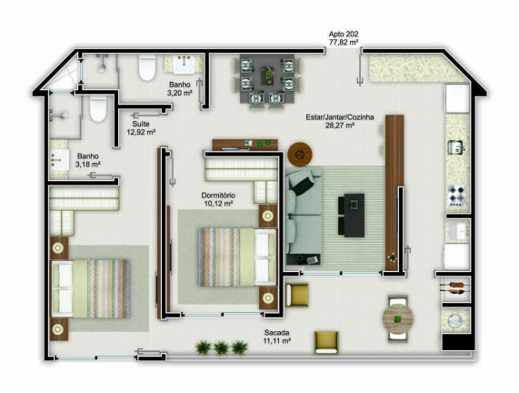Imagem Apartamento com 2 Quartos à Venda, 107 m² em Canto Grande - Bombinhas Imagem Apartamento com 2 Quartos à Venda, 107 m² em Canto Grande - Bombinhas