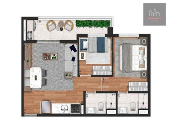 Imagem Apartamento com 2 Quartos à Venda, 47 m² em Vila Pompéia - São Paulo