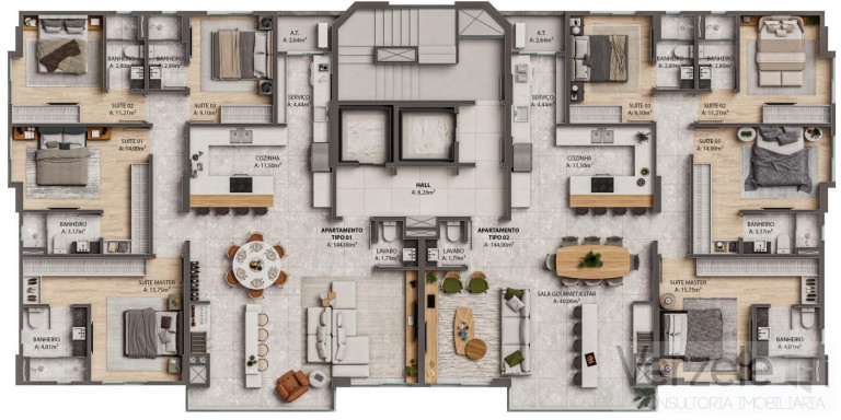 Imagem Apartamento com 4 Quartos à Venda, 145 m² em Centro - Balneário Camboriú Imagem Apartamento com 4 Quartos à Venda, 145 m² em Centro - Balneário Camboriú