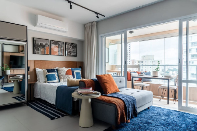 Imagem Apartamento com 1 Quarto para Alugar, 42 m² em Campo Belo - São Paulo