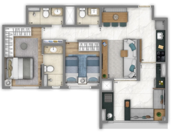 Imagem Apartamento com 2 Quartos à Venda, 73 m² em Freguesia Do ó - São Paulo Imagem Apartamento com 2 Quartos à Venda, 73 m² em Freguesia Do ó - São Paulo