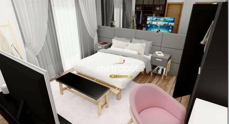 Imagem Apartamento com 3 Quartos à Venda, 98 m² em Parque Das Nações - Santo André