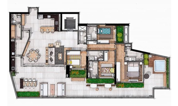 Imagem Apartamento com 4 Quartos à Venda, 197 m² em Brooklin Paulista - São Paulo Imagem Apartamento com 4 Quartos à Venda, 197 m² em Brooklin Paulista - São Paulo