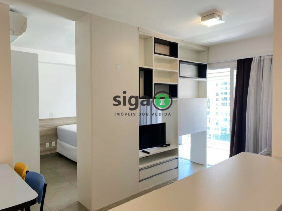 Imagem Apartamento com 1 Quarto para Alugar, 50 m² em Brooklin - São Paulo Imagem Apartamento com 1 Quarto para Alugar, 50 m² em Brooklin - São Paulo