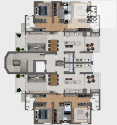 Imagem Apartamento com 3 Quartos à Venda, 113 m² em Juvevê - Curitiba