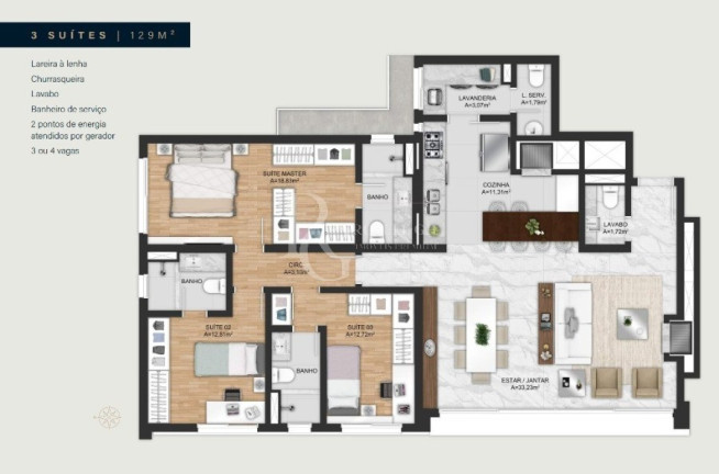 Imagem Apartamento com 3 Quartos à Venda, 129 m² em Auxiliadora - Porto Alegre Imagem Apartamento com 3 Quartos à Venda, 129 m² em Auxiliadora - Porto Alegre