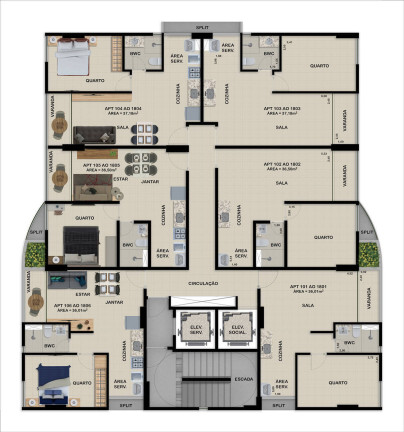 Imagem Apartamento com 1 Quarto à Venda, em Centro - Jaboatão Dos Guararapes Imagem Apartamento com 1 Quarto à Venda, em Centro - Jaboatão Dos Guararapes
